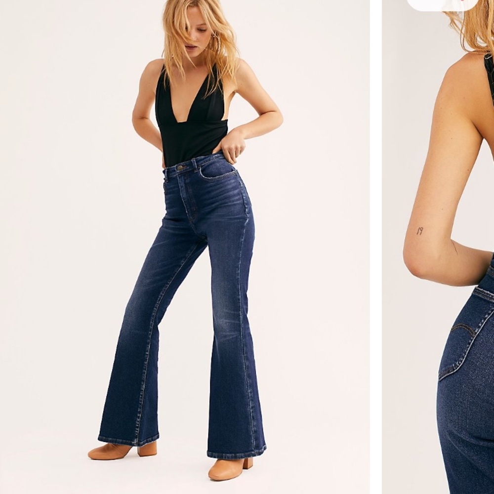 Lee High Rise Flare Jeans